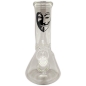 Preview: Glasbong V Anonymous 21cm 14.5 Schliff Kolben Eisbong 3